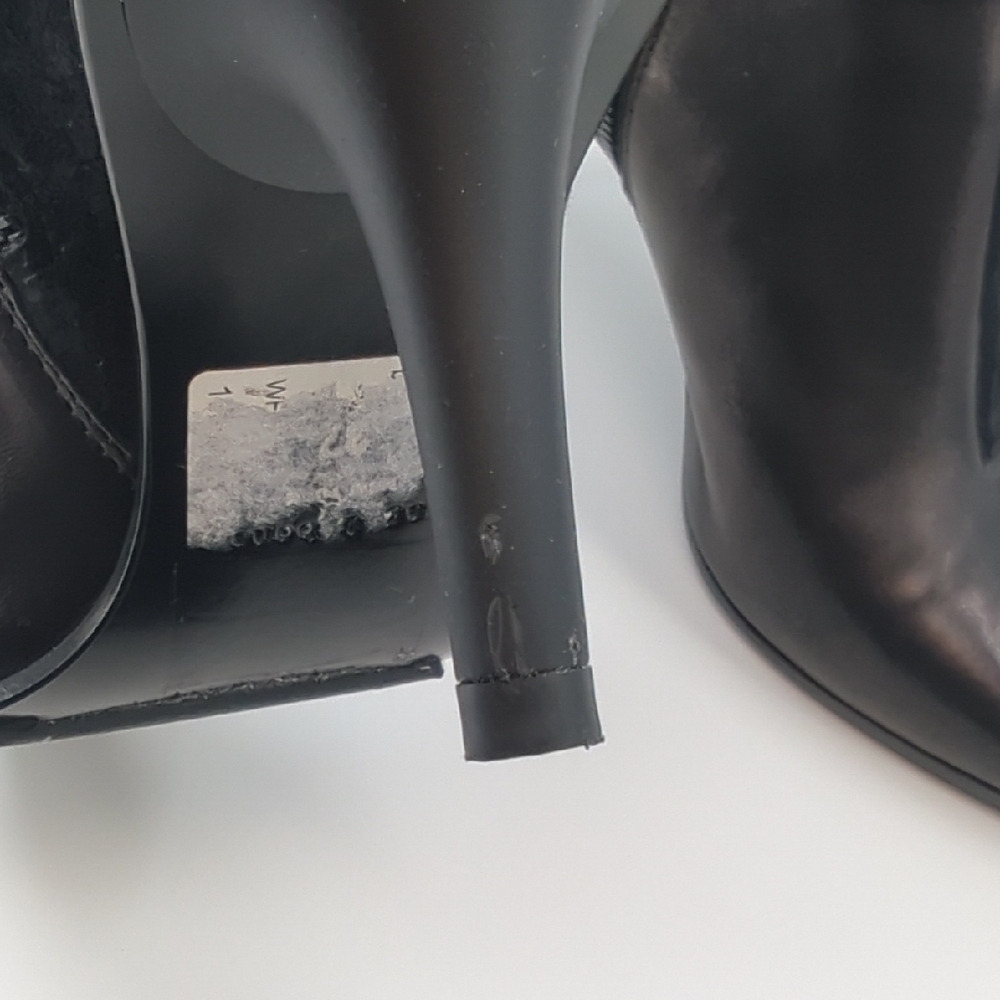 rag & bone Beha Boots in Black Leather & Suede Heeled Sz 7 - Picture 12 of 12